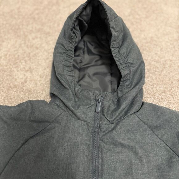 All in Motion Hooded Jacket Gray Boy's Size XS Wind and Water Resistant NWOT - Picture 3 of 9
